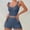Blue, variant on YHAJDS Womens Night Shirts Sleep Shirts for Women Sleeveless Tank Top And Lounge Pants Set