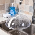 thumbnail image 5 of TAROFISH Microwave Splatter Cover with Steam Vents and Handle, 10-inch Clear Microwave Plate Cover for Food, Splatter Guard Microwave Lid for Microwave Oven, Kitchen Gadgets Accessories,3Pc, 5 of 5