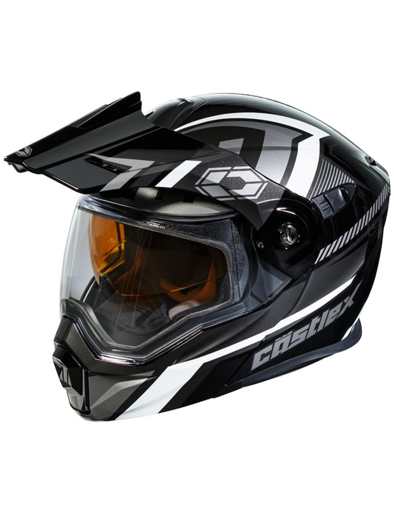 Castle EXOCX950 Slash Dual Pane Shield Snow Helmet Black/Gray