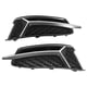 thumbnail image 3 of Malla de nido de abeja negra brillante para parrillas de luz antiniebla estilo RS6 para A6 C8 2019-2020Negro mate + Cromo mate, 3 of 12