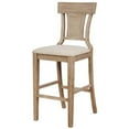 thumbnail image 2 of Home Square 2-Piece Furniture 30" Solidwood Bar Stool Set in Brown, 2 of 7