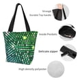 thumbnail image 4 of Balery Green Disco Lights Bolsa de Hombro con Diseño, Bolsa Grande y Duradera, Bolsa Versátil para Compras, 4 of 6