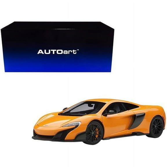 Mclaren 675LT Mclaren 1 by 18 Scale Model Car, Orange