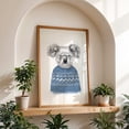thumbnail image 5 of Winter Koala - Illustration Animal Whimsical Humor Wildlife Fashion Unframed Wall Art Print 32 x 48 inches, 5 of 60
