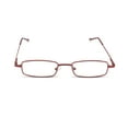 thumbnail image 2 of EYE ZOOM 5 Pack Readers Ultra Slim Compact Lightweight Tube Reading Glasses with Portable Clip Aluminum Case for Men and Women, Wine Red Strength +3.00, 2 of 5