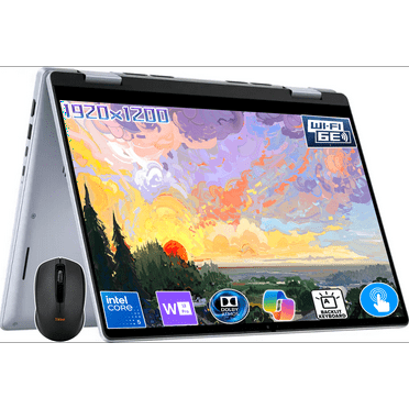 Dell Inspiron 14 7740 Laptop, 2 in 1 14" FHD+ Touchscreen Business Laptops, Intel Core 5 (> i7-1355U), 32GB RAM, 2TB PCIe SSD, Backlit Keyboard, Fingerprint, 10Hr Battery Life, Win11 Pro, W/Wireless