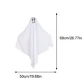 thumbnail image 3 of PEIBang Halloween White Ghost Decorations 12.00 Inch Hanging Spooky Ghosts for Indoor Outdoor Porch Patio Yard Party Decor, 3 of 9
