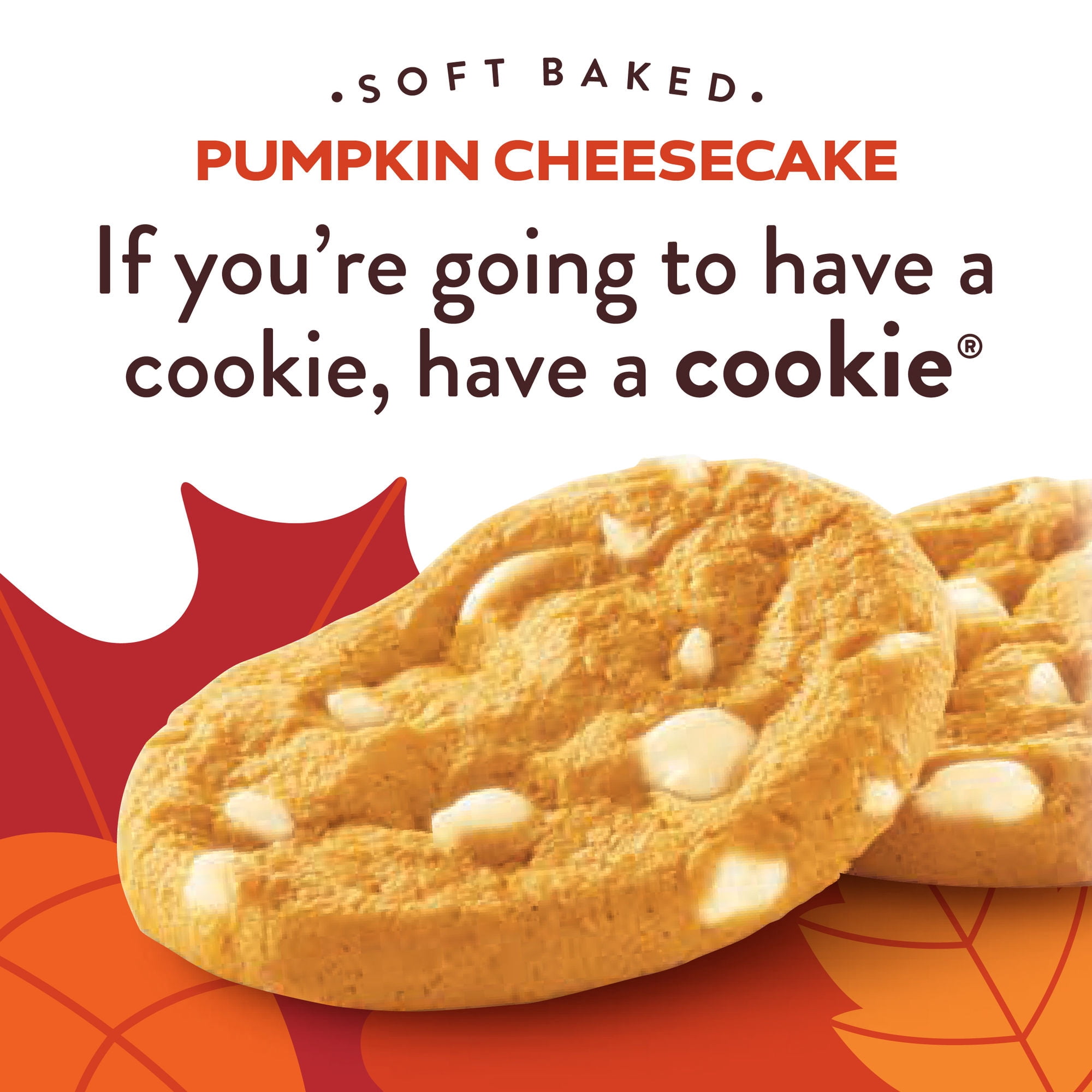 Pepperidge Farm Soft Baked Pumpkin Cheesecake Flavored Cookies, 8.6 oz Bag