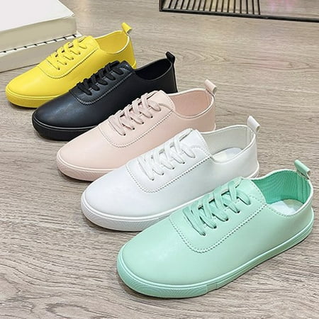 

PEASKJP Womens Dress Shoes Women Print Casual Shoes Soft Sole Non-Slip Slip On Shoes Memory Foam Fashion Shoes Green 7