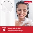 thumbnail image 5 of Rubbermaid White Waterproof Fabric Shower Liner, 70" x 72", 5 of 10