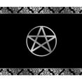thumbnail image 2 of CafePress - Silver Pentacle Throw Blanket - Soft Fleece Throw Blanket, 50"x60" for All Ages, 2 of 2