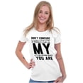 thumbnail image 3 of Personality and Attitude Funny Quote Womens Fitted Plus Size Graphic Tee Brisco Brands 2X, 3 of 5
