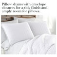 thumbnail image 6 of Oversized Full Size Quilt Set, Lightweight Bedspreads, 3-Piece Bedding Set, All Season Queen Coverlet with Two Matching Quilted Pillow Shams, Full/Queen Quilts, White, 6 of 9