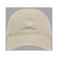 thumbnail image 3 of ZHOGXU Ladies Baseball Cap Love Heart Embroidered Wide Brim Retro Distressed Fashion Comfortable Summer Hat For Casual Daily Wear,Khaki,One Size, 3 of 3