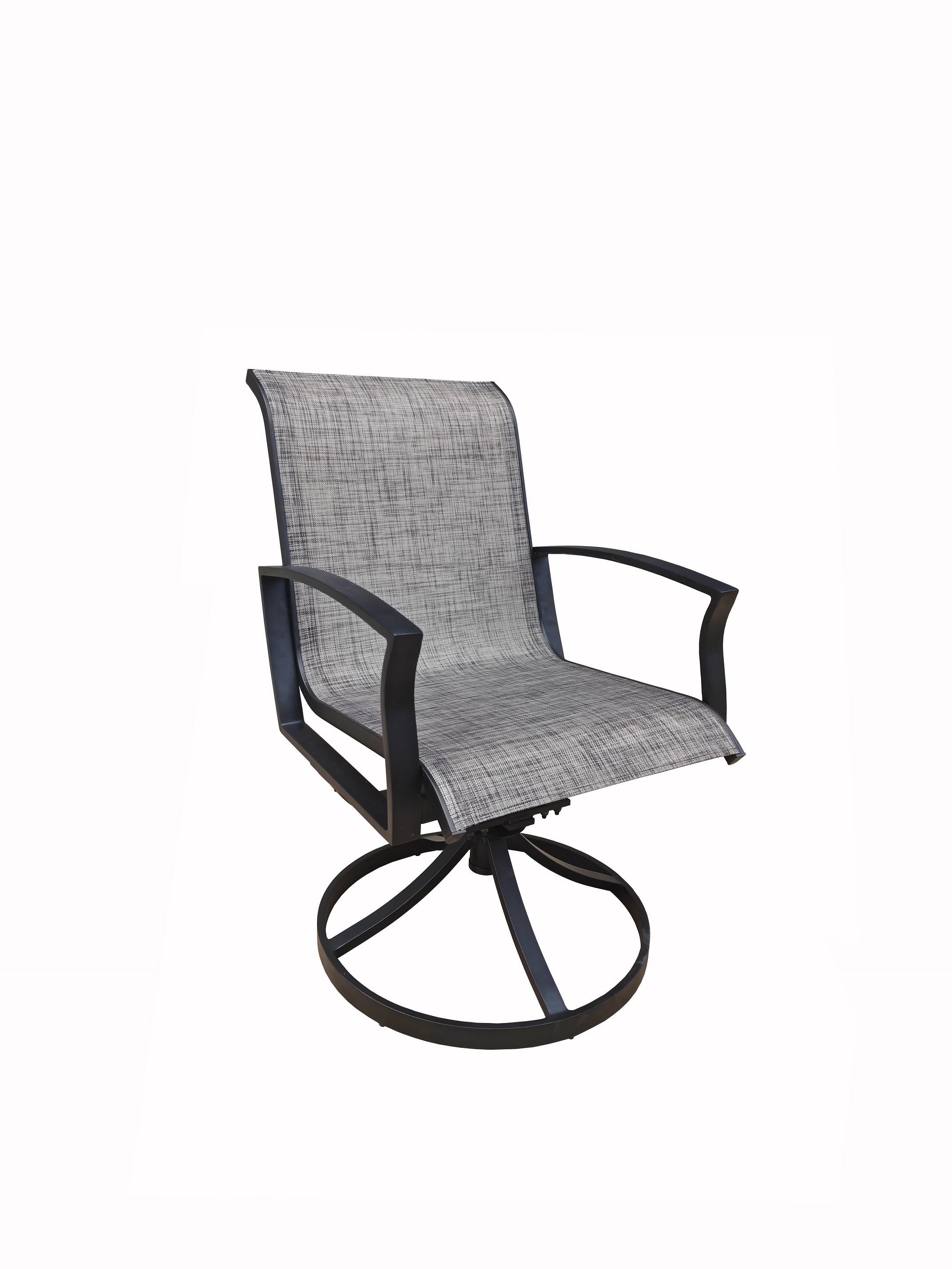 Troom 5-Piece Outdoor Patio Sling Swivel Rocker Dining Set