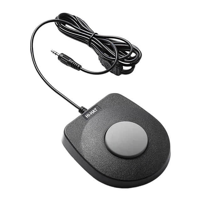 Bunblic Electronic Drum Sustain Pedal Electronic Crum Pedal Multipurpose Portable Music Instrument Accessories for MIDI Keyboard Drum 3.5 mm Interface