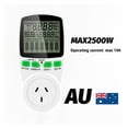 thumbnail image 2 of Smart AC Power Meter Wattmeter Billing Socket Energy Meter KWh Voltage Current Frequency Electricity Monitor EU/US/UK/AU/FR ,Easy to Install, 2 of 9