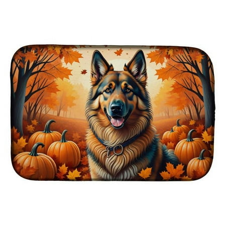 

Carolines Treasures DAC1018DDM 21 x 14 in. Unisex Belgian Tervuren Fall Dish Drying Mat