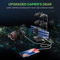 thumbnail image 7 of Tarnov Rectangular Metal Gaming Desk with USB Ports Black, 7 of 7