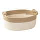 thumbnail image 5 of Cesta de cuerda de algodón Cesta de almacenamiento de artículos diversos de escritorio Cesta de maquillaje Cesta debajo del estante Cesta para kits de Caqui, 5 of 9