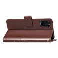 thumbnail image 6 of Galaxy S20+ Case, S20 Plus Wallet Case, Allytech Slim Fit PU Leather Folio Flip Kickstand Magnetic Clasp Book Style Wrist Strap Cards Slots Case Cover for Samsung Galaxy S20 Plus 6.7",Brown, 6 of 6