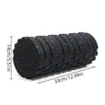 thumbnail image 3 of 12.99-Inch High-Density Textured EVA Foam Roller for Self-Massage, Stretching, Yoga, Pilates and Post-Workout Routines, Blue, 3 of 7