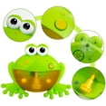 thumbnail image 3 of Juguete de baño de burbujas con forma de rana, máquina de burbujas con taza apilable para niños, máquina de burbujas de jabón con música para niños, 3 of 6