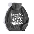thumbnail image 4 of WEAIXIMIUNG Sweat à Capuche Rouge pour Femmes, Imprimé Lettre de Football (Style 4), 4 of 5