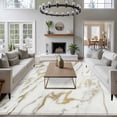 thumbnail image 5 of Golden Marble Area Rug 5x7 Washable Rug Non Slip Abstract Modern Minimalist Art Large Area Rug Soft Stainresistant Indoor Floor Carpet for Living Room Bedroom Home Office Dining Room Nursery, 5 of 8