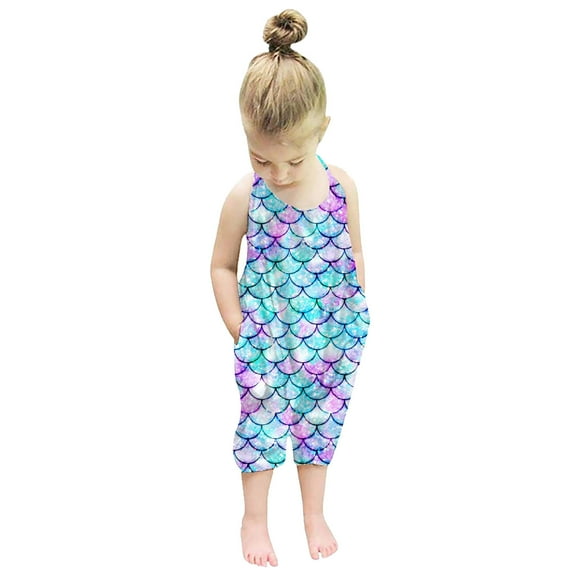 Toddler Kid Jumpsuit Pants Clothes Toddler Kids Baby Girls Sleeveless Summer Romper Jumpsuit Playsuit Clothes Summer Jumpsuit For Girls Boys