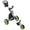 Green White, variant on Limorve All‑Terrain Foldable Aluminum Golf Push Cart, Wide‑Track Walking Golf Trolley with Cooler Storage, Drink & Scorecard Holder, 3 Maintenance‑Free EVA Wheels for Golf Course