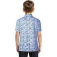 thumbnail image 4 of LIIPEE Boys Polo Shirts Summer Casual Fashion Graphic Short Sleeve Tennis Collar Polos Kids Cute Comfortable Breathable Versatile Everyday Tops,5-6 Years, 4 of 4