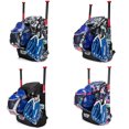 thumbnail image 4 of Guardoinrt Baseball Bag Baseball Backpack Main Compartment For Bats Balls Gloves Gear Balls Black, 4 of 6