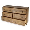thumbnail image 3 of Butler Lark Natural Wood 6 Drawer Chest, 3 of 4