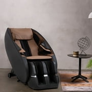 BestMassage Shiatsu Massage Chairs Full Body and Recliner Zero Gravity Massage Chair Electric with built-in Heart Foot Roller Air Massage Easy To Move For Home Office, Black