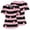 Pink, variant on Halloween Scrub Top for Women Plus Size Stretch V-Neck Fun Printed Scrubs Top Medical Uniforms with Pocket