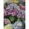 thumbnail image 3 of Strube, Ling 15x18 Black Modern Framed Museum Art Print Titled - Hydrangea Garden, 3 of 5