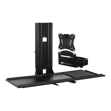 UPC: 0713012041632 | Mount-It! Computer Monitor and Keyboard Wall Mount with CPU Holder  Fits 13  to 32  Screens  Capacity 22 lbs.