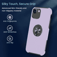 thumbnail image 6 of Entronix Protective Case Compatible with iPhone 16E, Ring Holder Cover, Purple, 6 of 7