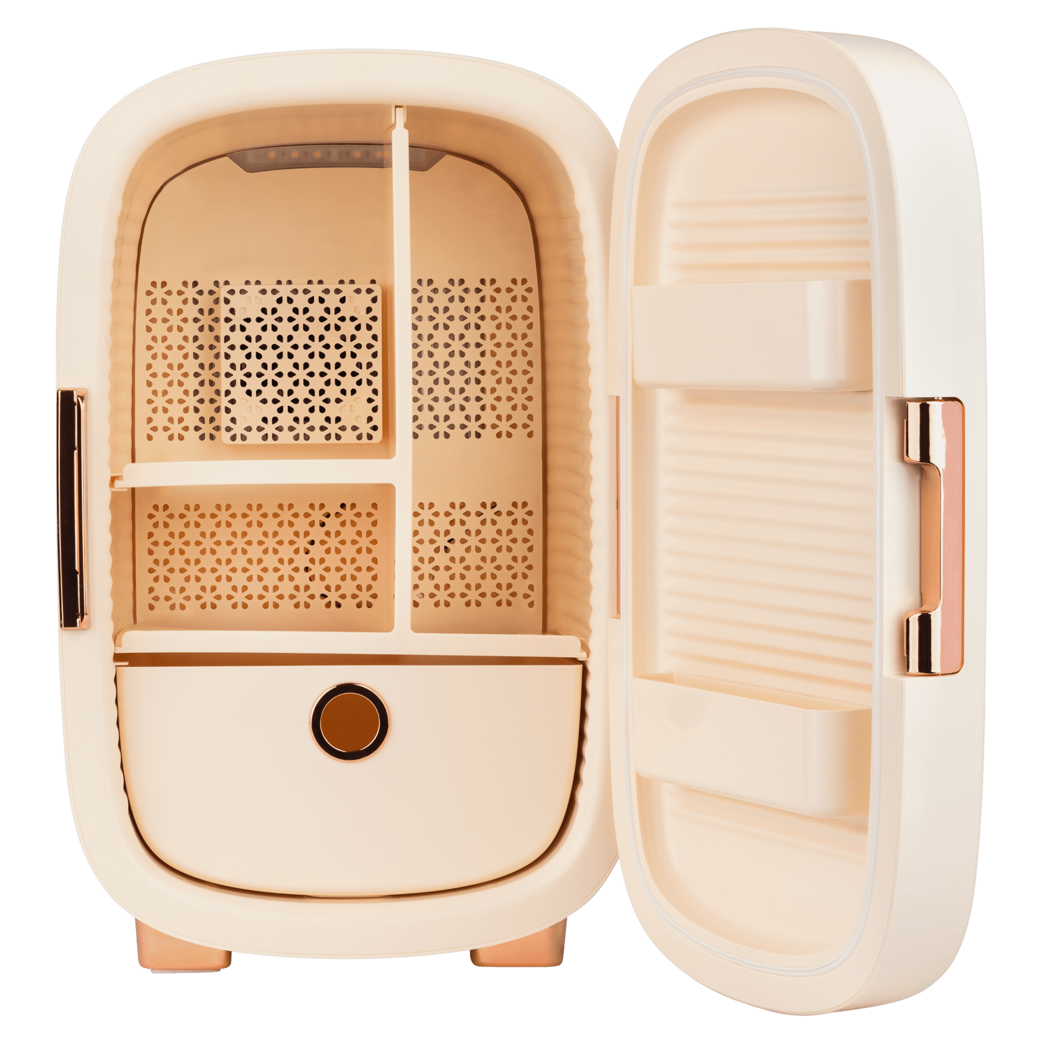 Cooluli 12 Liter Beauty Mini Fridge, White