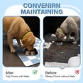 thumbnail image 5 of Checkered Cat Food Mat for Pet Dog Feeting Mats,Pet Feeding Mat for Floor Non-Slip Waterproof, Super Absorbent Cat Bowl Mat, Easy to Clean Eco-Friendly Durable Pet Placemat 24x16in, 5 of 7