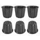 thumbnail image 5 of Canele Mold, Cannele Muffin Cup, 6Pcs Non-Stick Cannele Mould Gray-Black Canneles, 5 of 5