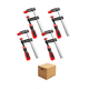 thumbnail image 1 of 4pcs de Abrazaderas De Barra De Carpintería Clips Plateado, Rojo, Negro, 1 of 5