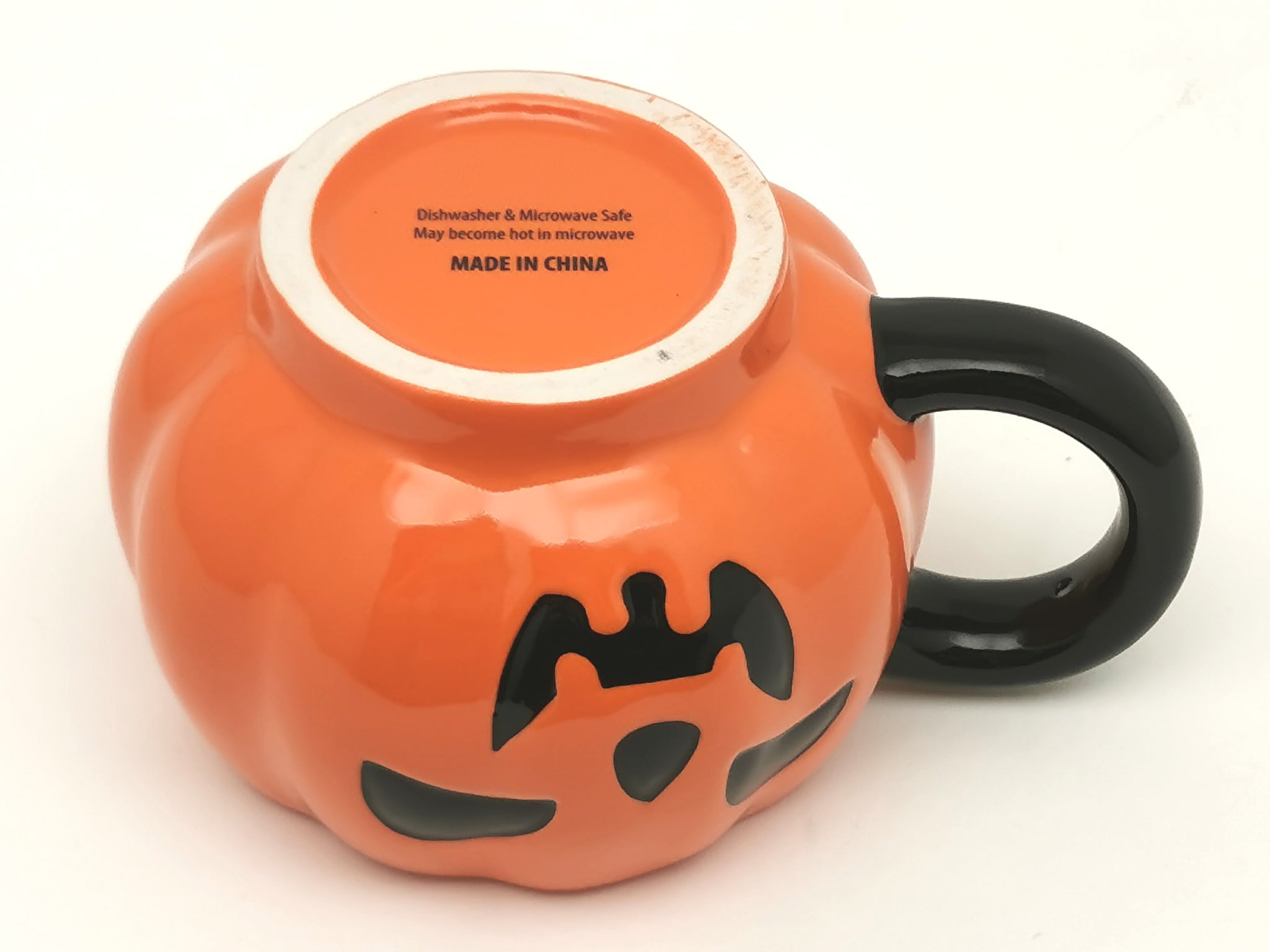 Pumpkins and Stars Mug  Ceramic Orange Pearlescent Mug — Rachel Allene Shop