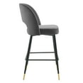 thumbnail image 3 of Modway Rouse Performance Velvet Bar Stool, Multiple Colors, 3 of 3