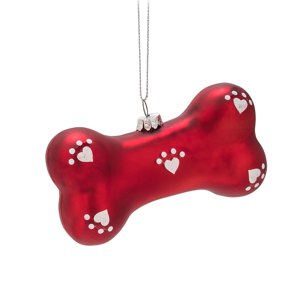 Set of 4 Dog Bone Ornament
