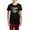 With Red Plaid Pant, variant on CafePress - S1d Pajamas - Women's Short Sleeve Print T-Shirt and Pants Dark Cotton Pajama Set