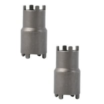 unbranded  2 Pcs Removal Tool Wheel Hub Clutch Puller Kit Bicycle Wrench Silver