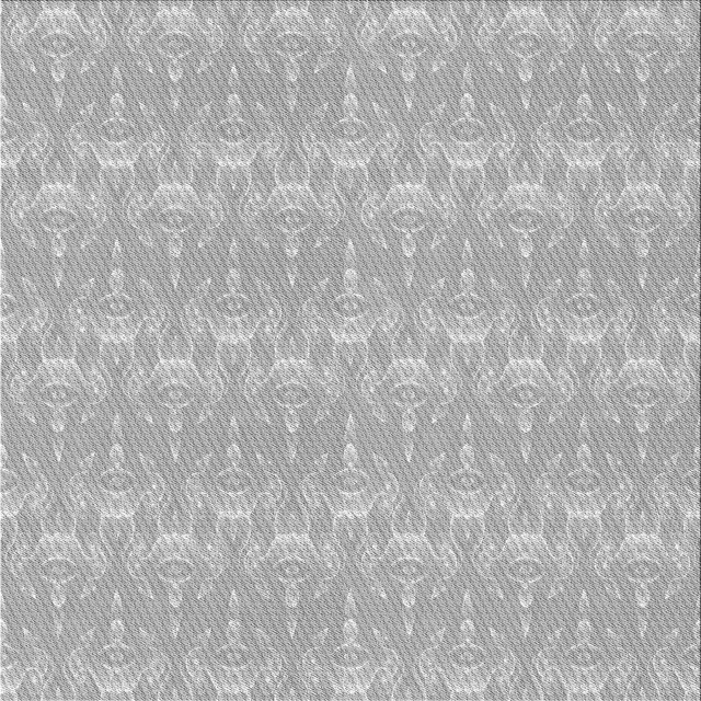 Ahgly Company Machine Washable Indoor Square Transitional Platinum Silver Gray Area Rugs, 5' Square