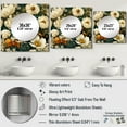 thumbnail image 4 of Designart "Verdant Chrysanthemum I" Floral Square Mirror For Wall Decor - Large Green Square Printed Wall Mirror Art - Square Cottage Mirror - Wall Mounted Square Large Mirror, 4 of 5